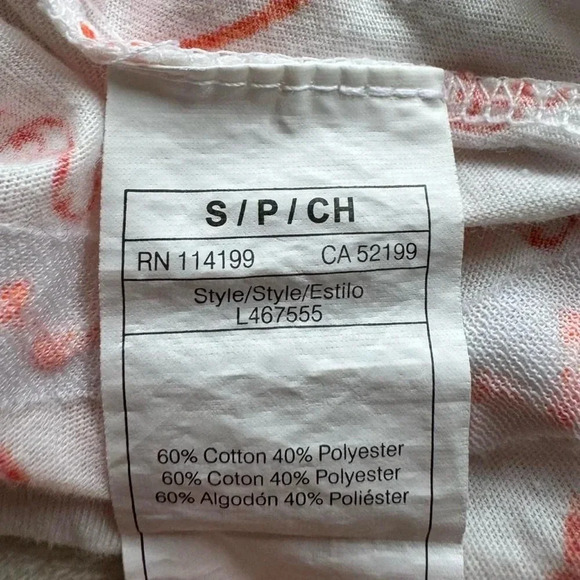 Roxy Vintage 2000s Y2K Orange and White Paisley Boho Fairy Tank Top Cami - Picture 8 of 10